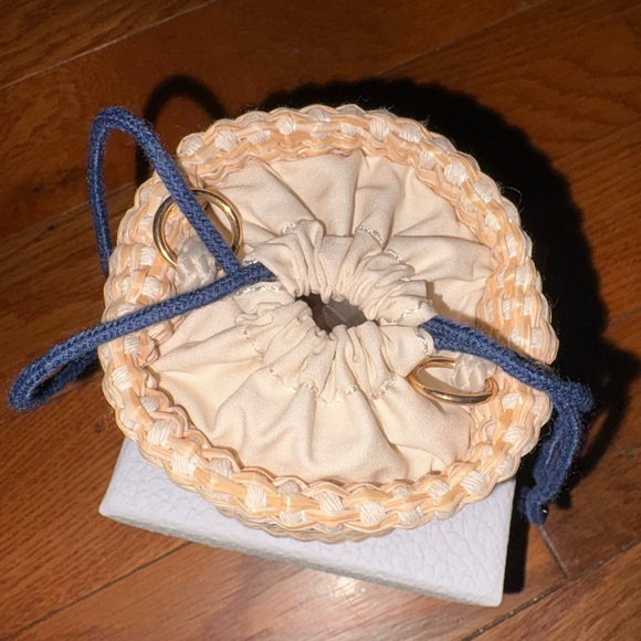 Dior VIP mini straw bucket crossbody pouch - Picture 8 of 10